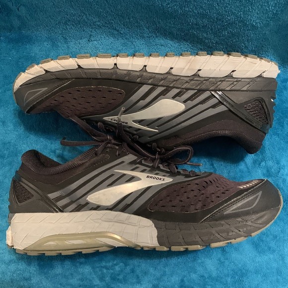 Brooks BEAST 18 Men's Running Shoes Size 12.5 Wide 2E Black/Grey/Silver - Picture 4 of 11